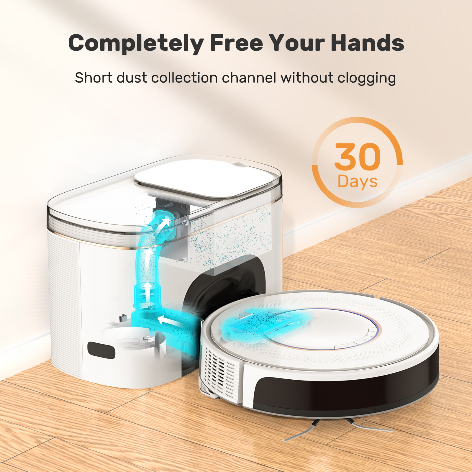 E60m Pro robot vacuum cleaner